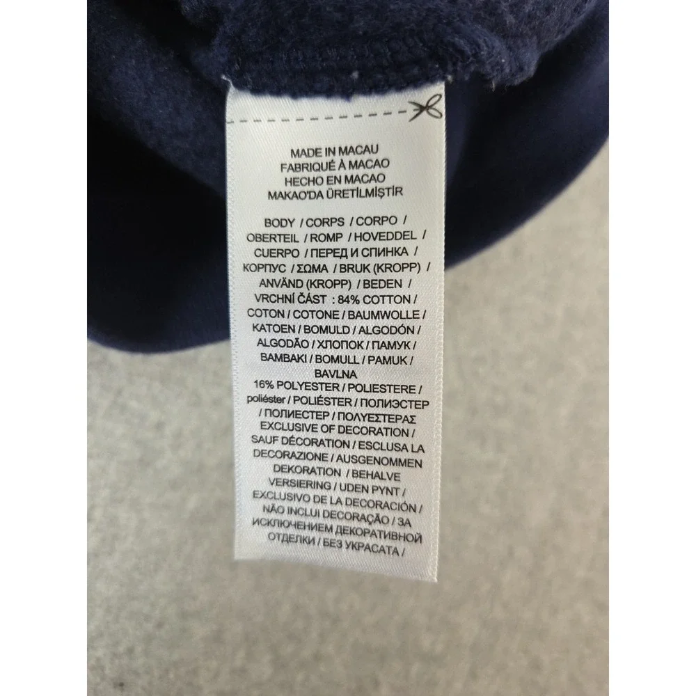 Ralph Lauren Polo Classic Varsity Jacket 9‎ Months Navy Blue Snap Preppy Soft